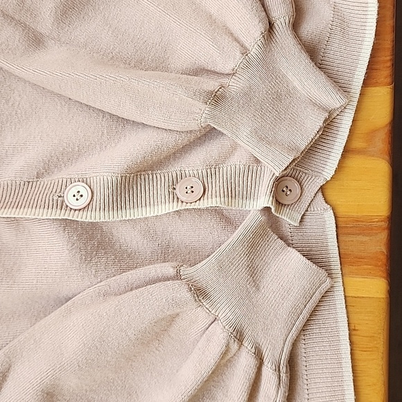 lalavon neutral cardigan and tank set size M/L Soft Closet Staple Coord Set - Picture 14 of 16